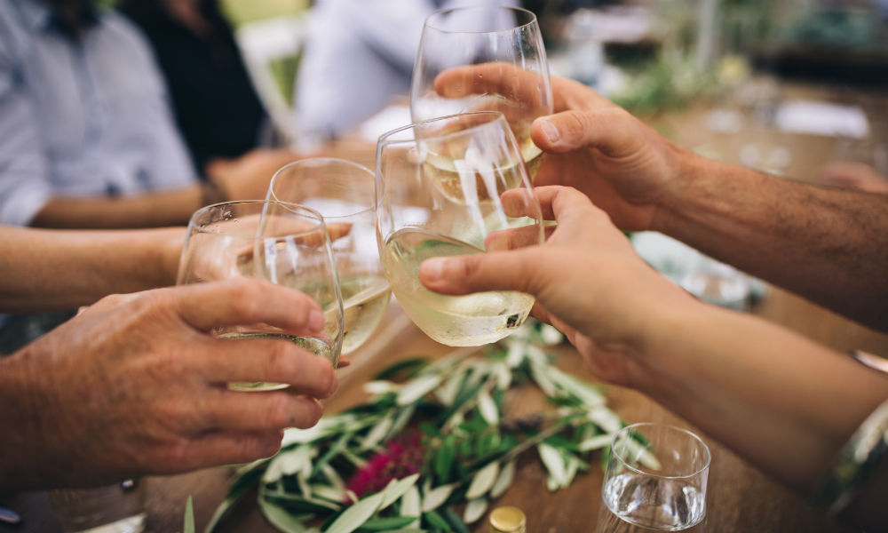 Wine glasses at Margaret River Gourmet Escape