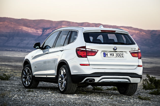 Rear of BMW X3