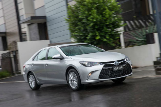 Silver Toyota Camry