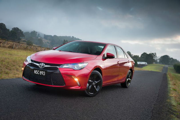 Red Toyota Camry