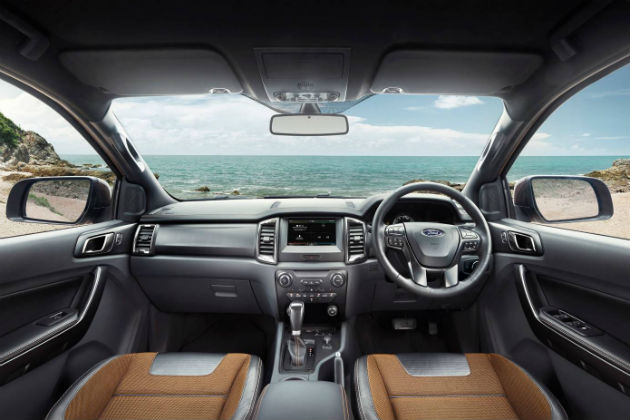 Interior of 2015 Ford Ranger Mark II