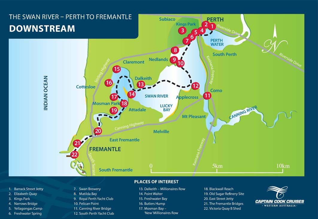one way perth to fremantle